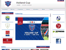 Tablet Screenshot of holland-cup.nl